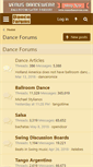 Mobile Screenshot of dance-forums.com